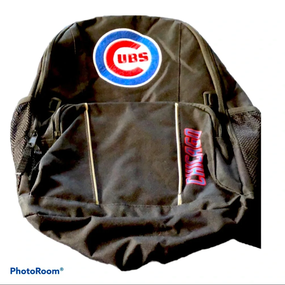 Official MLB Chicago‎ Cubs Backpack Black
